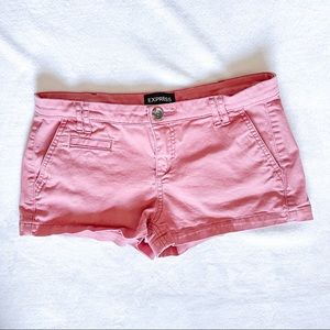 Express Coral Shorts